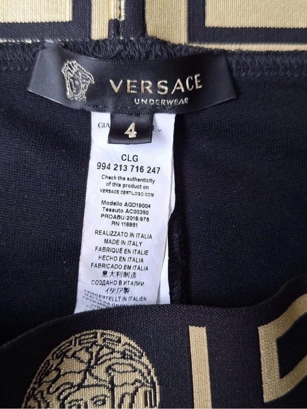 ‼️WOW‼️🖤🤎Versace Black Medusa Logo Leggings! NWOT‼️🖤🤎 - Picture 12 of 15